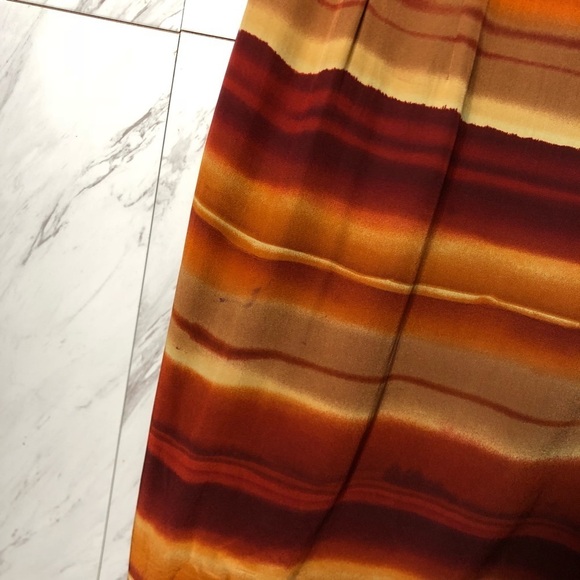 3/$60 Maggy London Silk Stripe Sleeveless Shift Dress SZ 8 - Picture 3 of 4